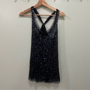 Sparkly Sheer Tank Top